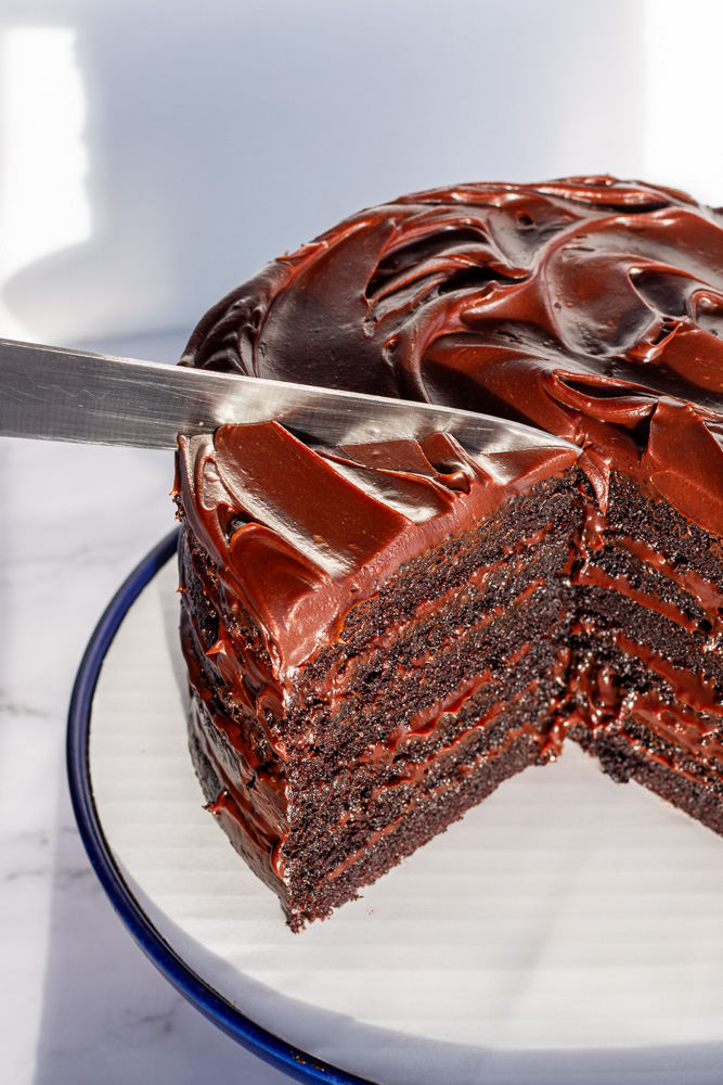 12 layer chocolate cake