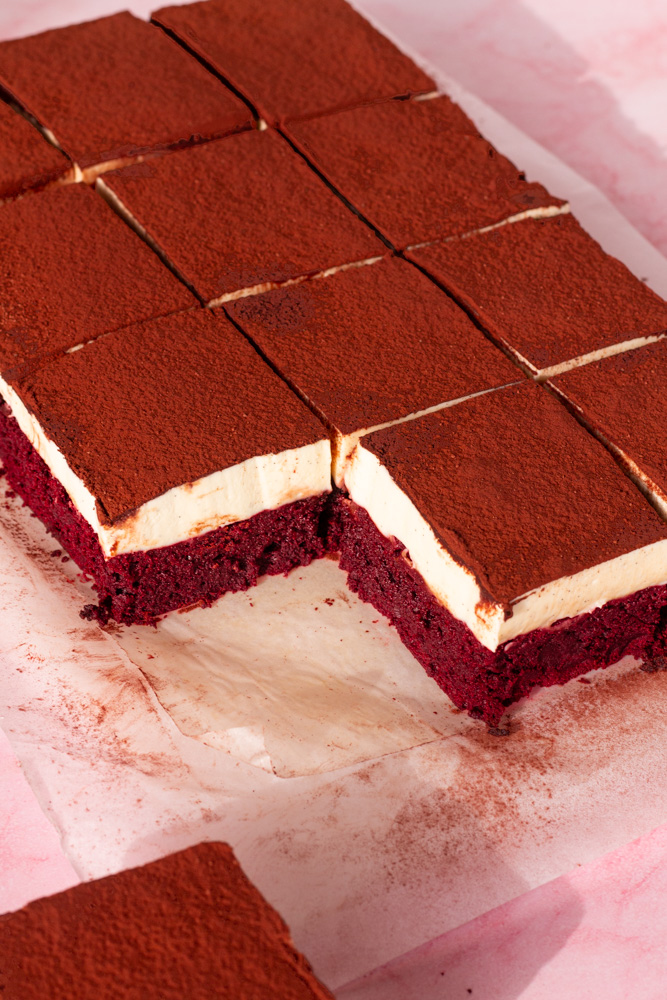 red velvet brownies