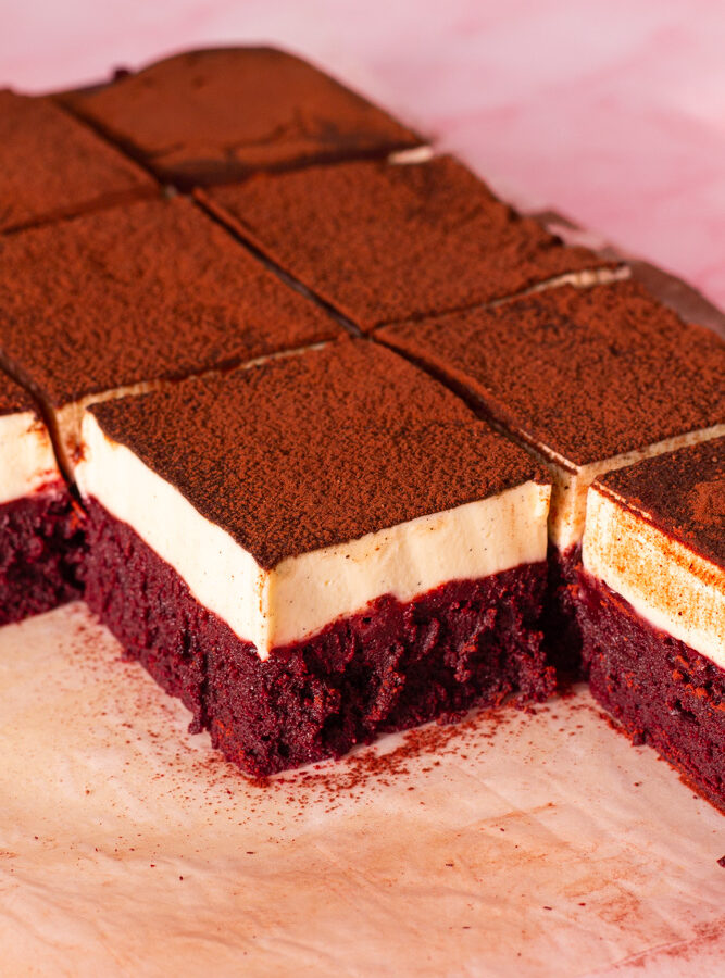 red velvet brownies