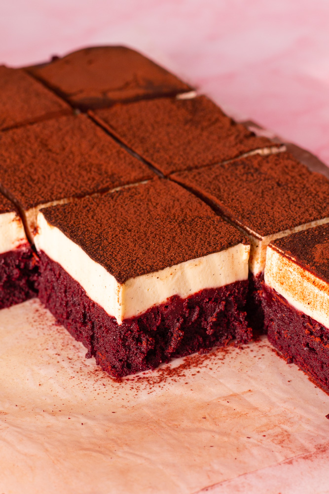 red velvet brownies