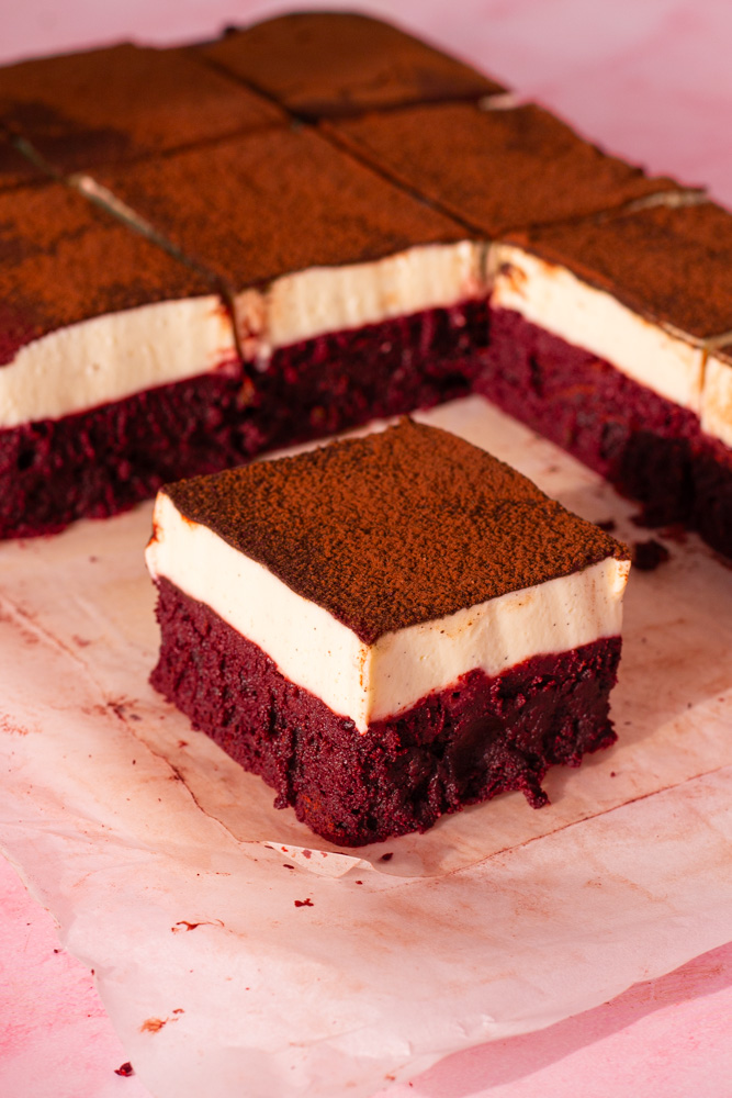 red velvet brownies