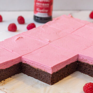 raspberry brownies