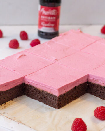 raspberry brownies