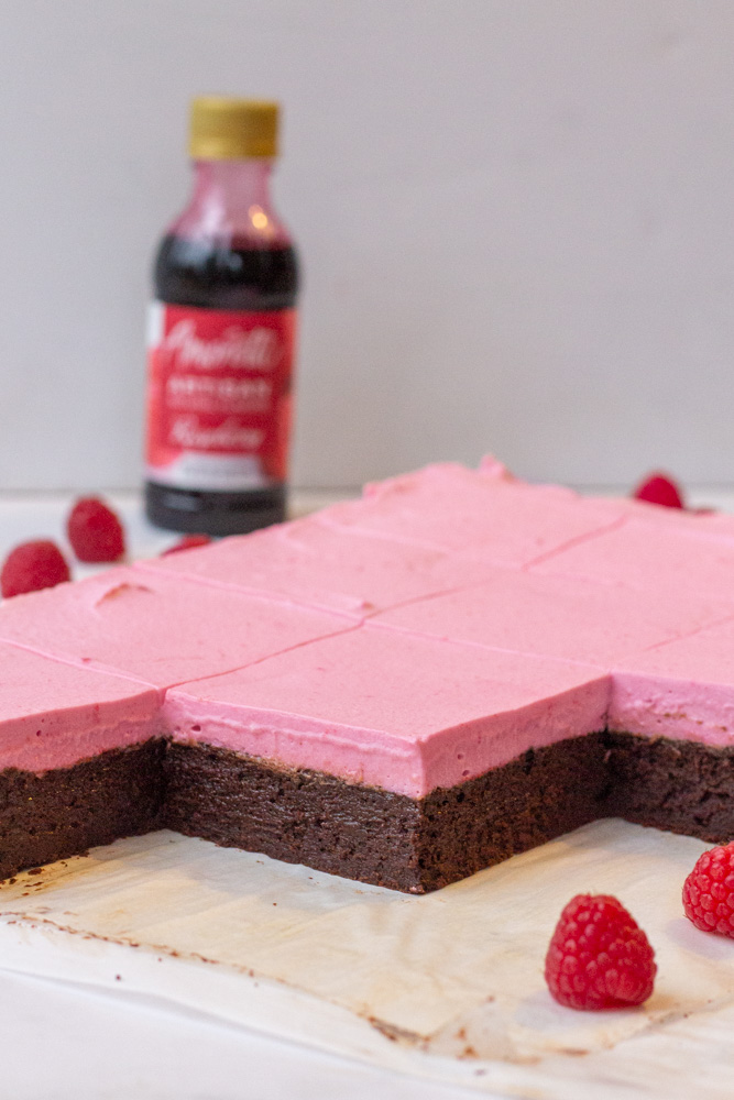 raspberry brownies