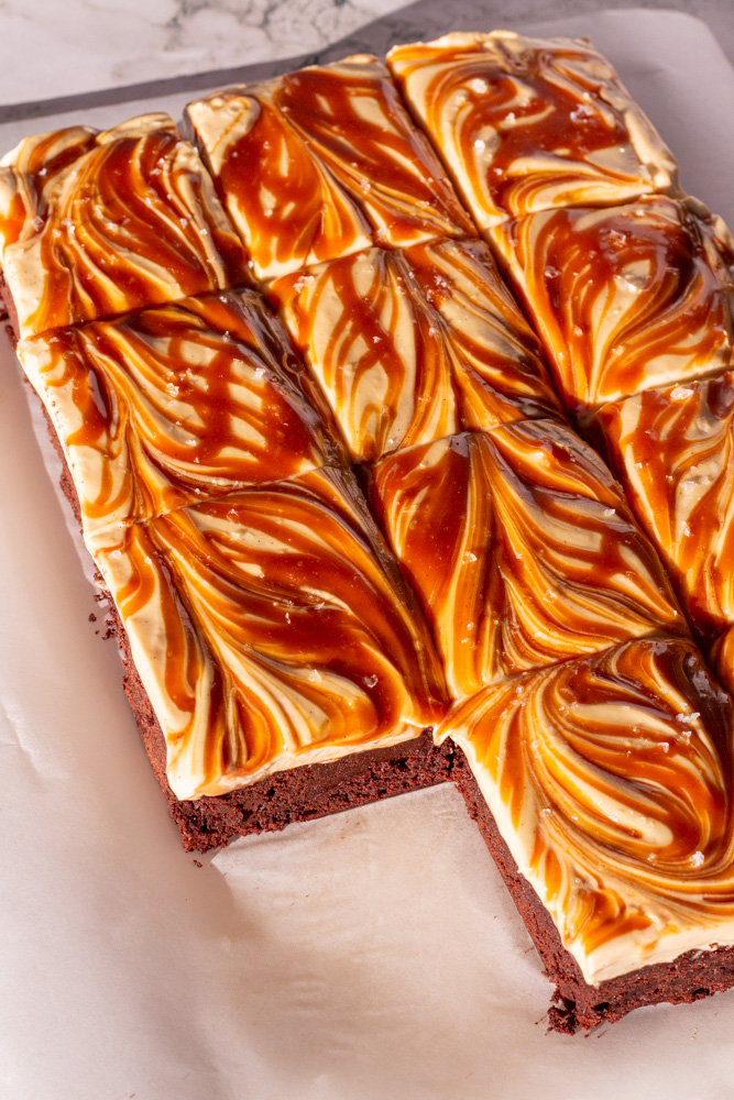 Sea Salt Caramel Brownies