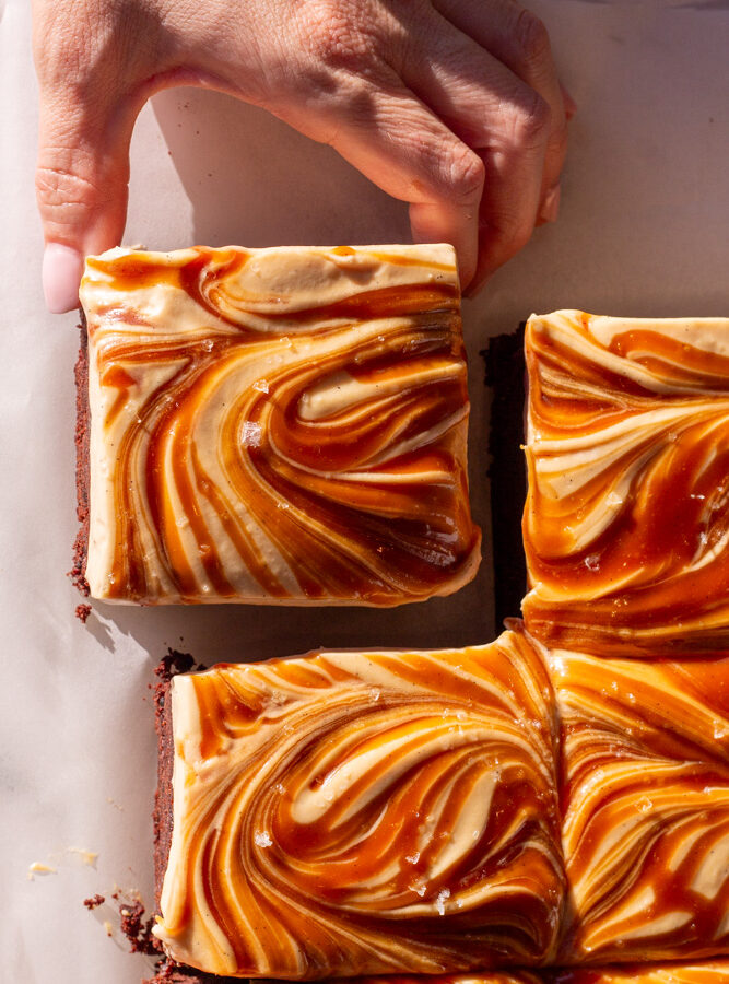 Sea Salt Caramel Brownies