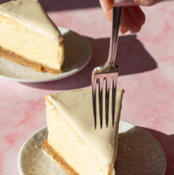 vanilla bean cheesecake