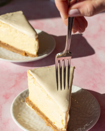 vanilla bean cheesecake