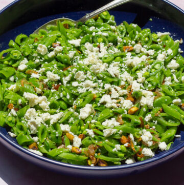 Snap pea salad