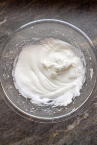 whipped egg whites