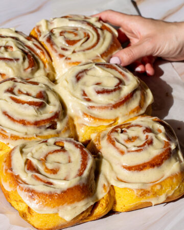 pumpkin cinnamon rolls