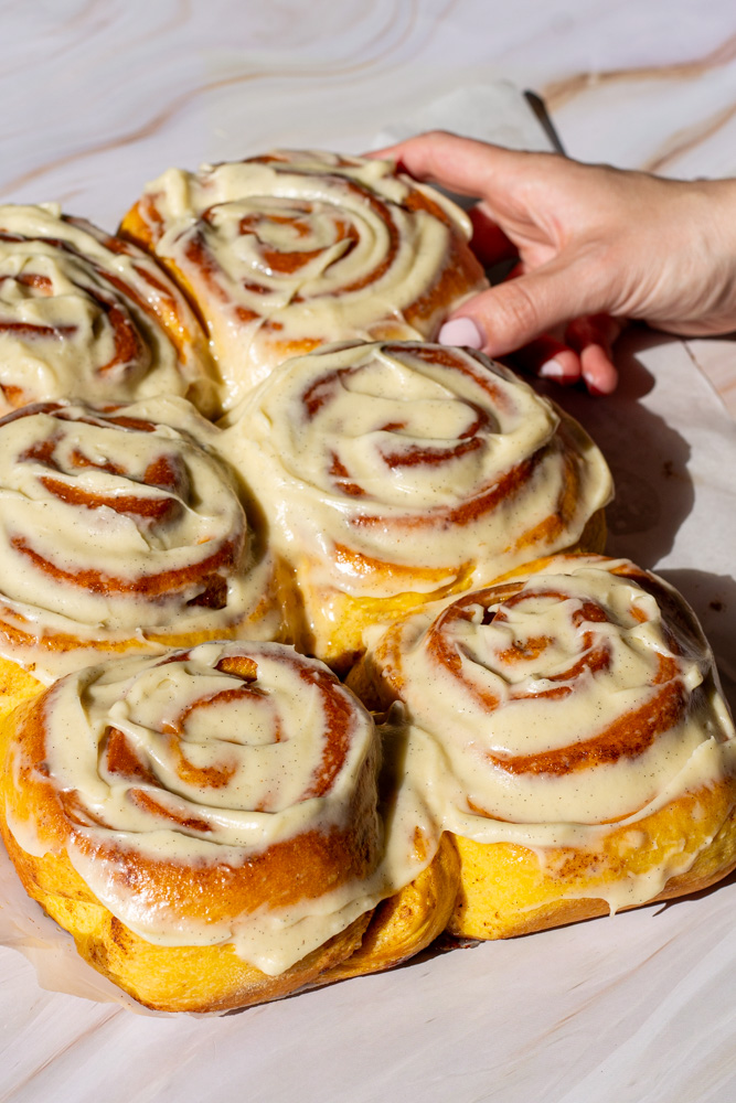 pumpkin cinnamon rolls