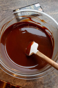 melted chocolage