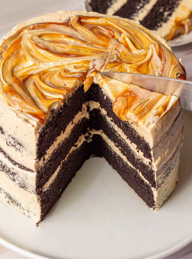 Salted Caramel Chocolate Cake