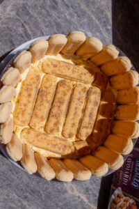 Tiramisu Charlotte Cake