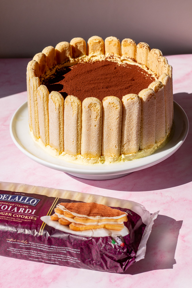 Tiramisu Charlotte Cake