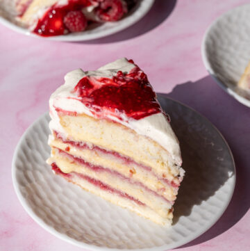 Raspberry Chiffon cake