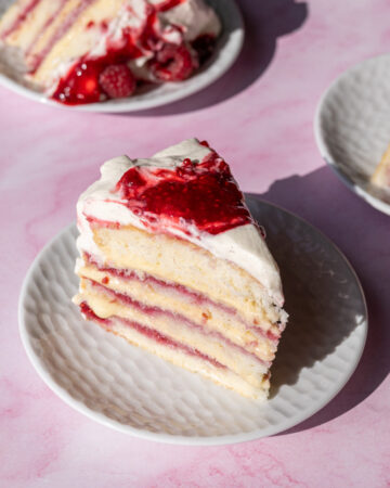 Raspberry Chiffon cake