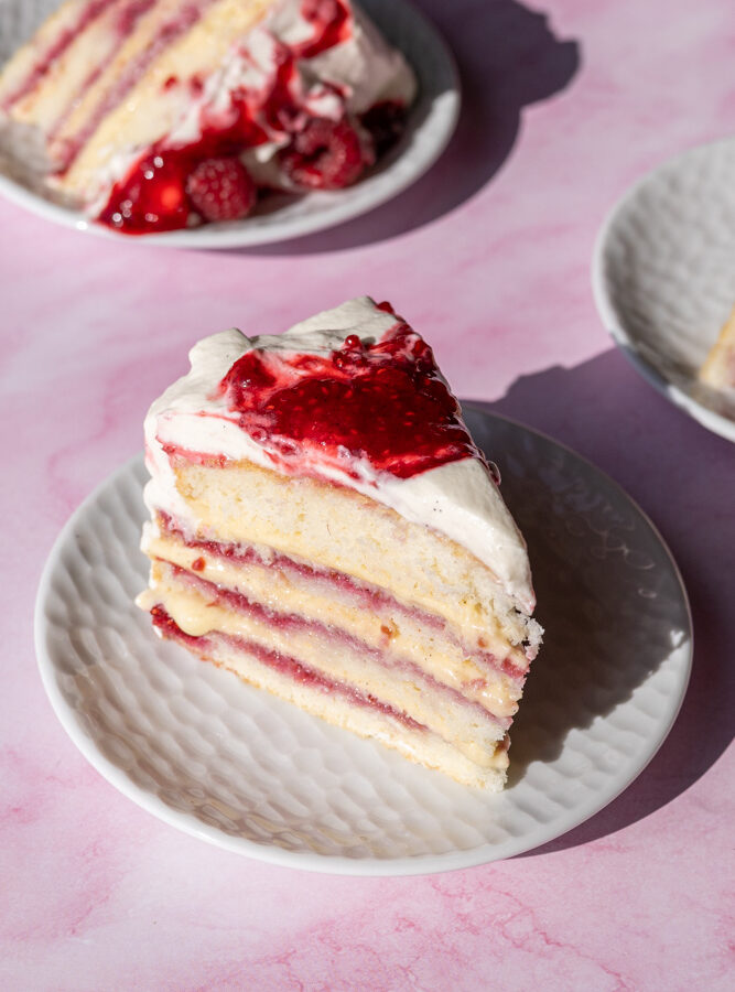 Raspberry Chiffon cake
