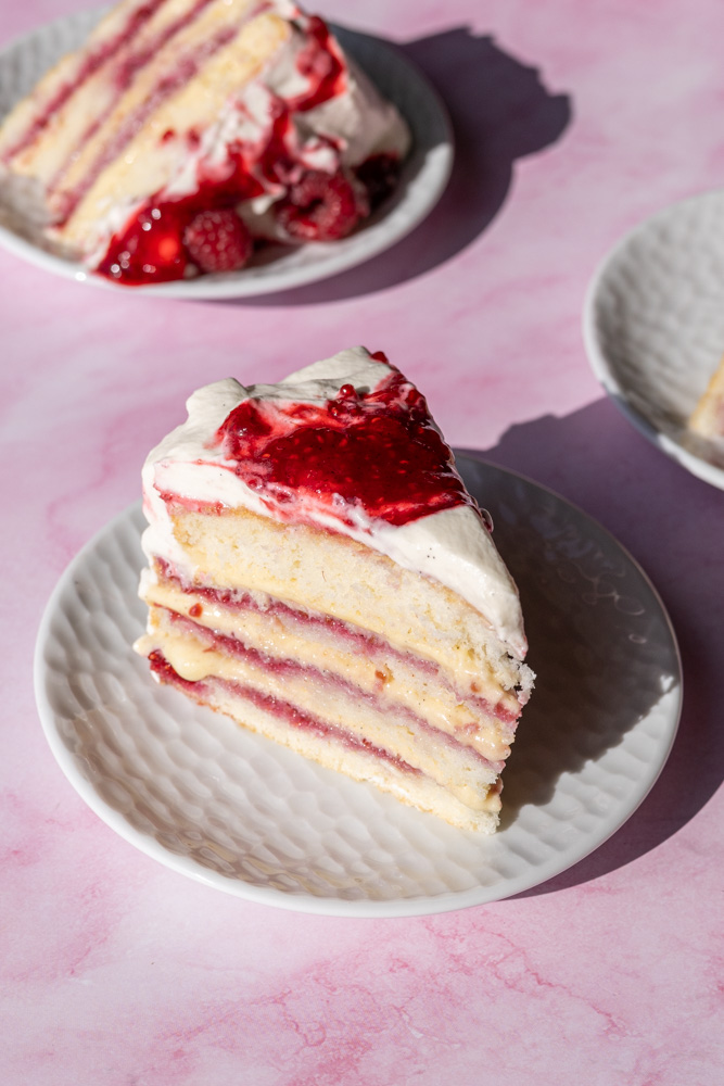 Raspberry Chiffon cake