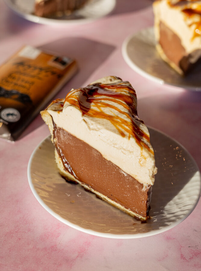 salted caramel chocolate cream pie
