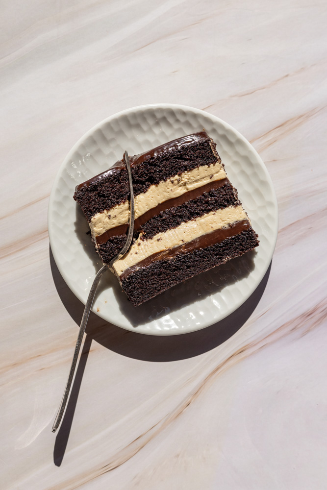 Fudgy Chocolate Peanut Butter Cake