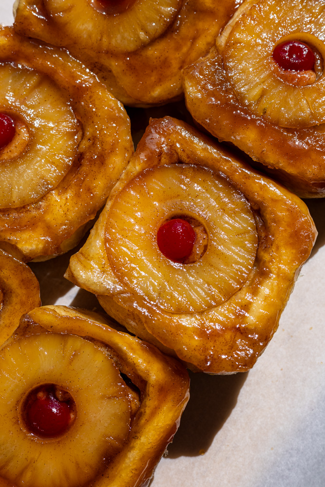 Pineapple Upside Down Cinnamon Rolls