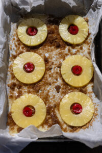 Pineapple Upside Down Cinnamon Rolls