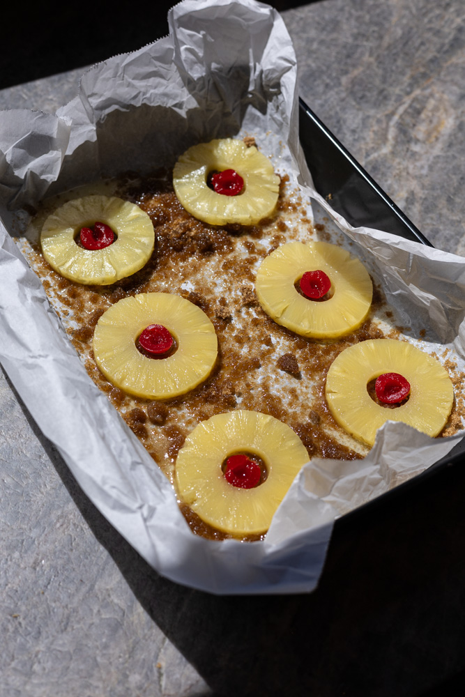 Pineapple Upside Down Cinnamon Rolls