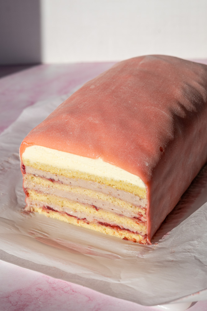 strawberry princess cake