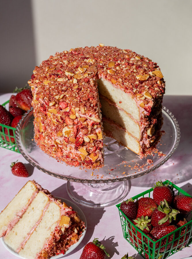 Strawberry Shortcake Cake