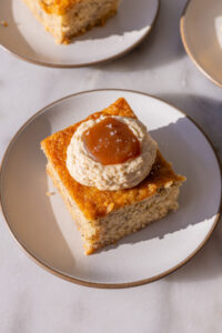 miso caramel banana cake