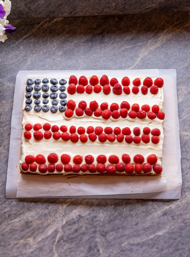 Flag Cake