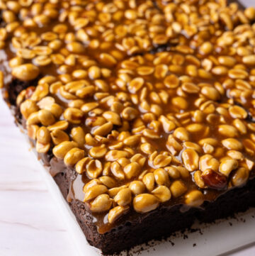 snickers brownies