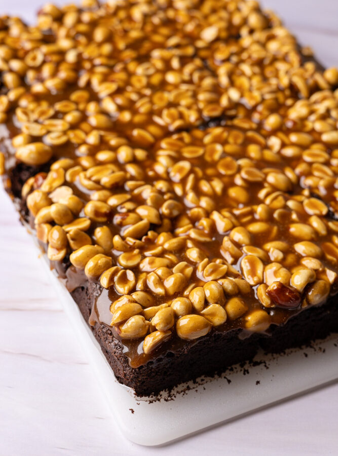 snickers brownies