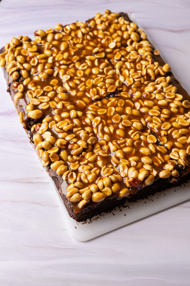 snickers brownies