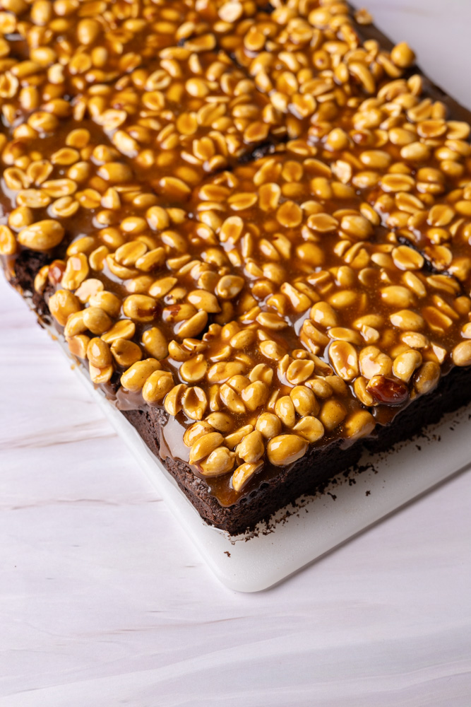 snickers brownies