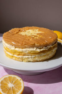 lemon curd chiffon cake